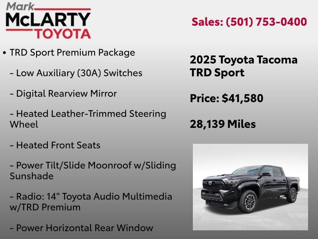 2025 Toyota Tacoma TRD Sport