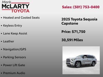 2025 Toyota SEQUOIA 4WD Capstone