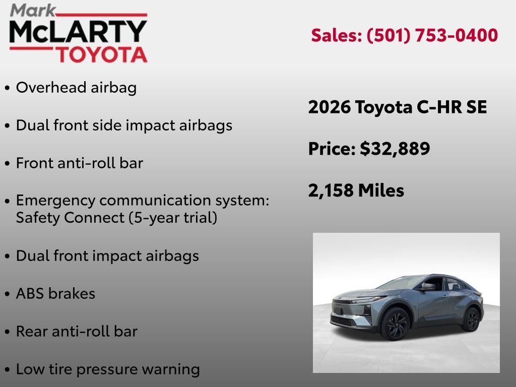 2026 Toyota C-HR SE