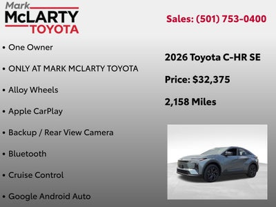 2026 Toyota C-HR SE
