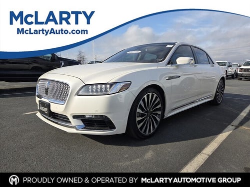 2018 Lincoln Continental Black Label