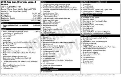 2021 Jeep Grand Cherokee Laredo E