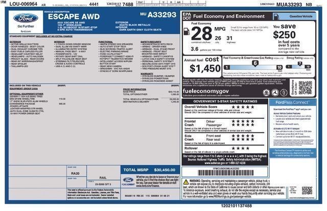 2021 Ford Escape SE