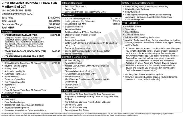 2023 Chevrolet Colorado LT