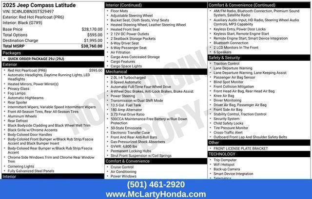 2025 Jeep Compass Latitude