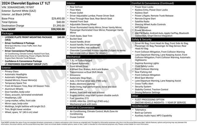 2024 Chevrolet Equinox LT