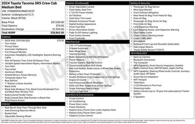 2024 Toyota Tacoma SR5