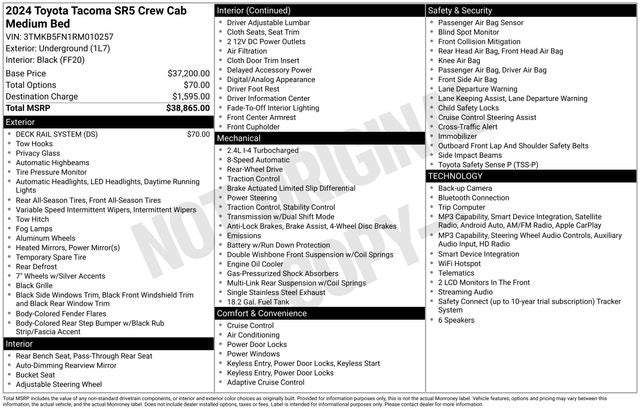 2024 Toyota Tacoma SR5