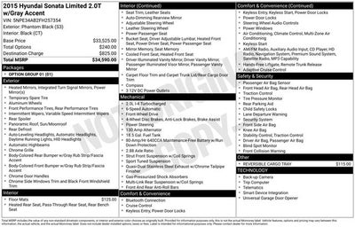 2015 Hyundai Sonata Limited