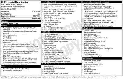 2024 Hyundai Kona Limited