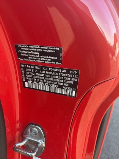 2015 Porsche Cayman Base